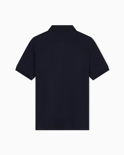 slim fit polo shirt stretch cotton jersey