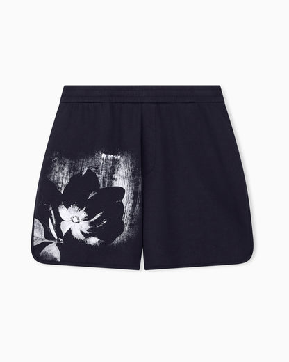 regular fit shorts jersey bonded stretch cotton