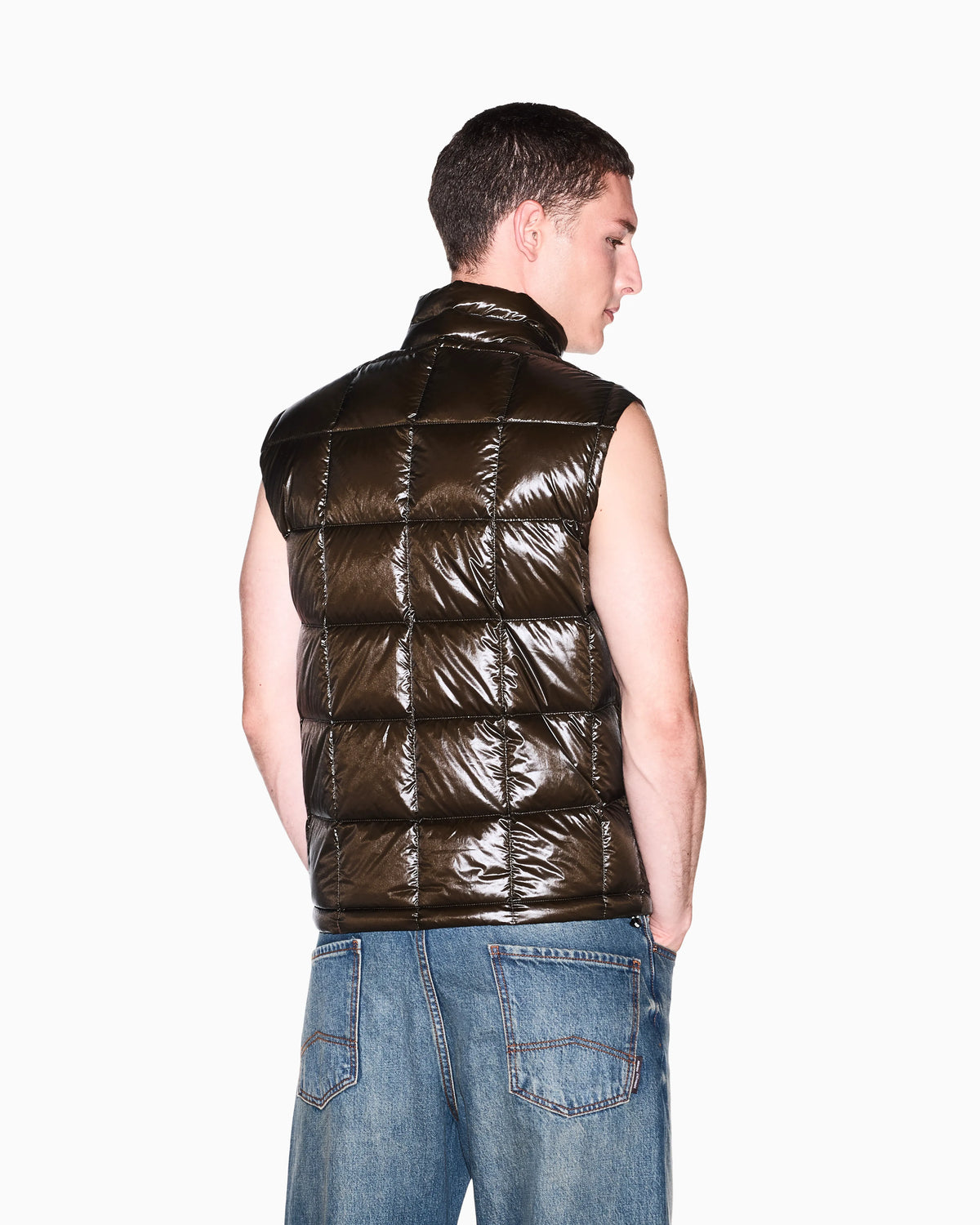 down jacket nylon with down feather padding