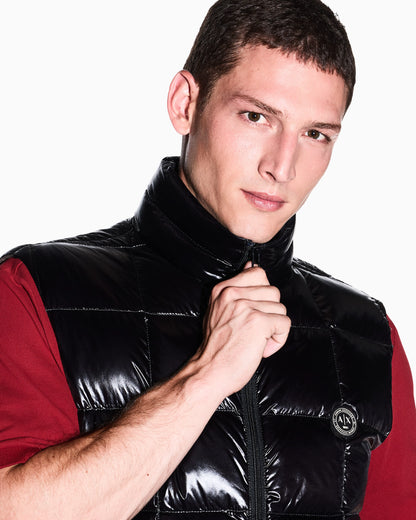 down jacket nylon with down feather padding
