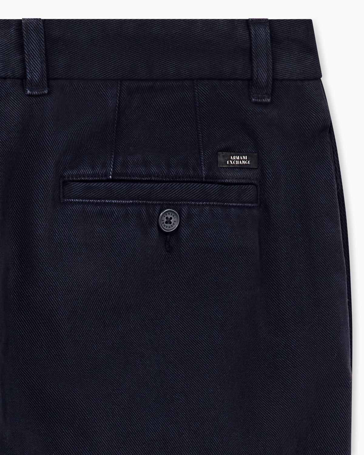 regular fit trousers garment-dyed cotton