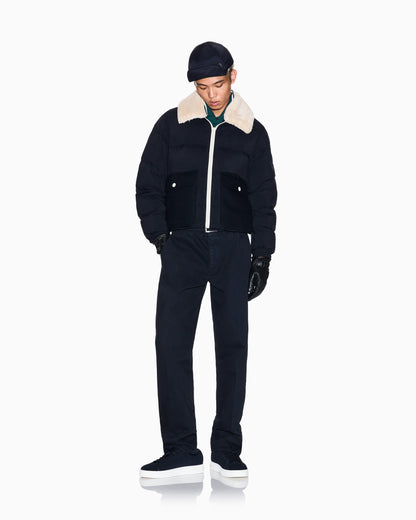 regular fit trousers garment-dyed cotton