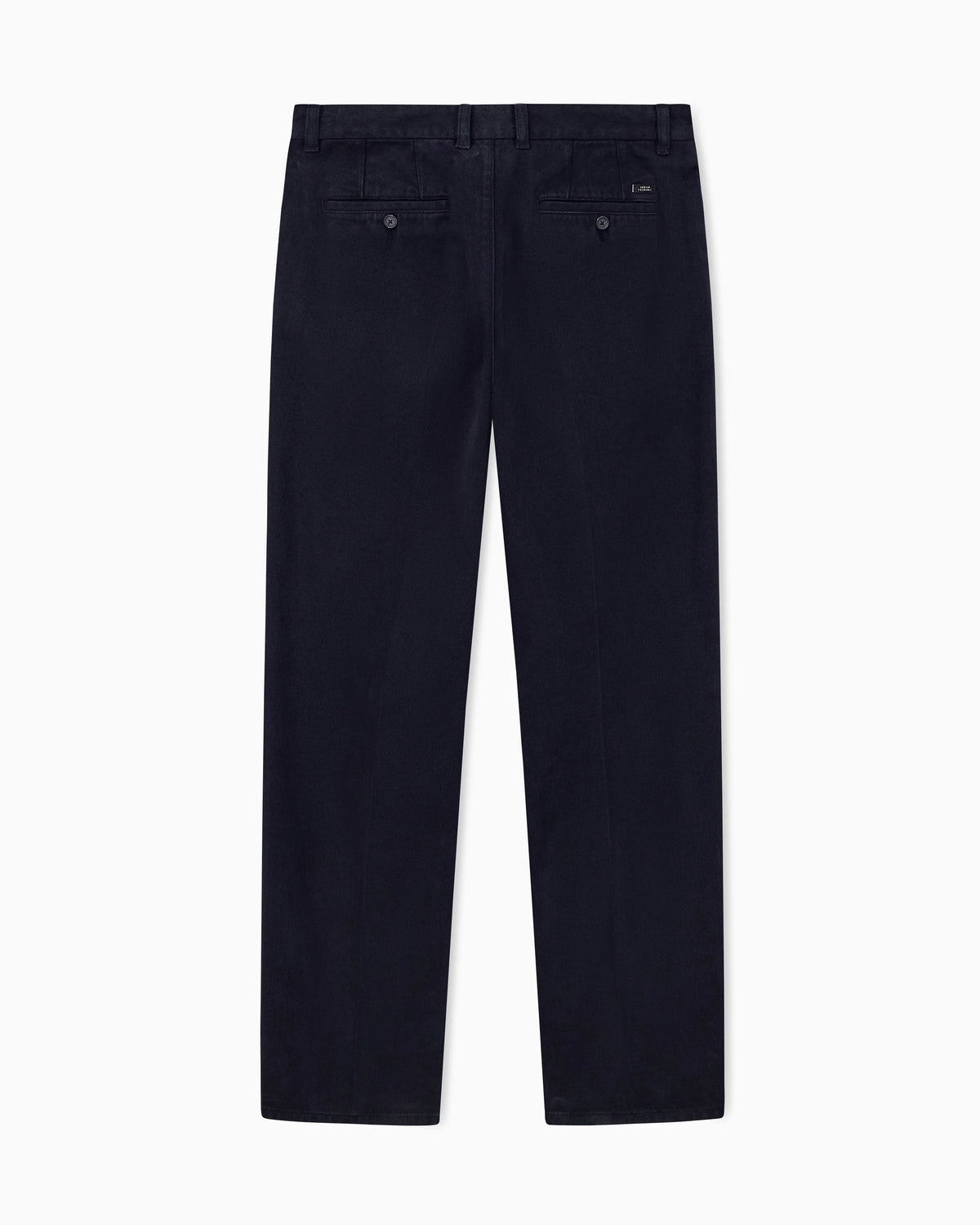 regular fit trousers garment-dyed cotton