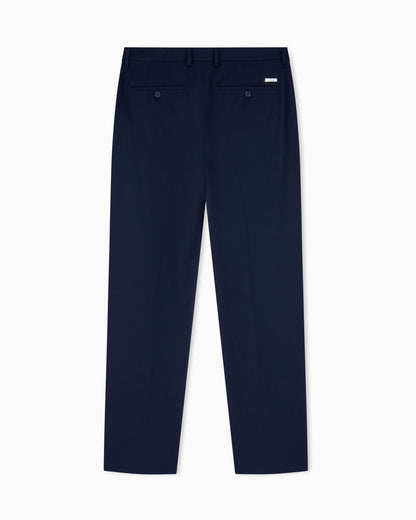 regular fit trousers stretch viscose