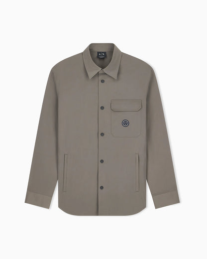 oversized fit shirt with lining