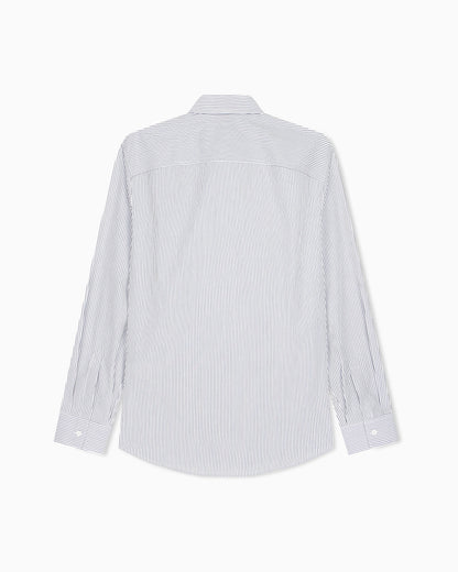 regular fit shirt in yarn-dyed cotton