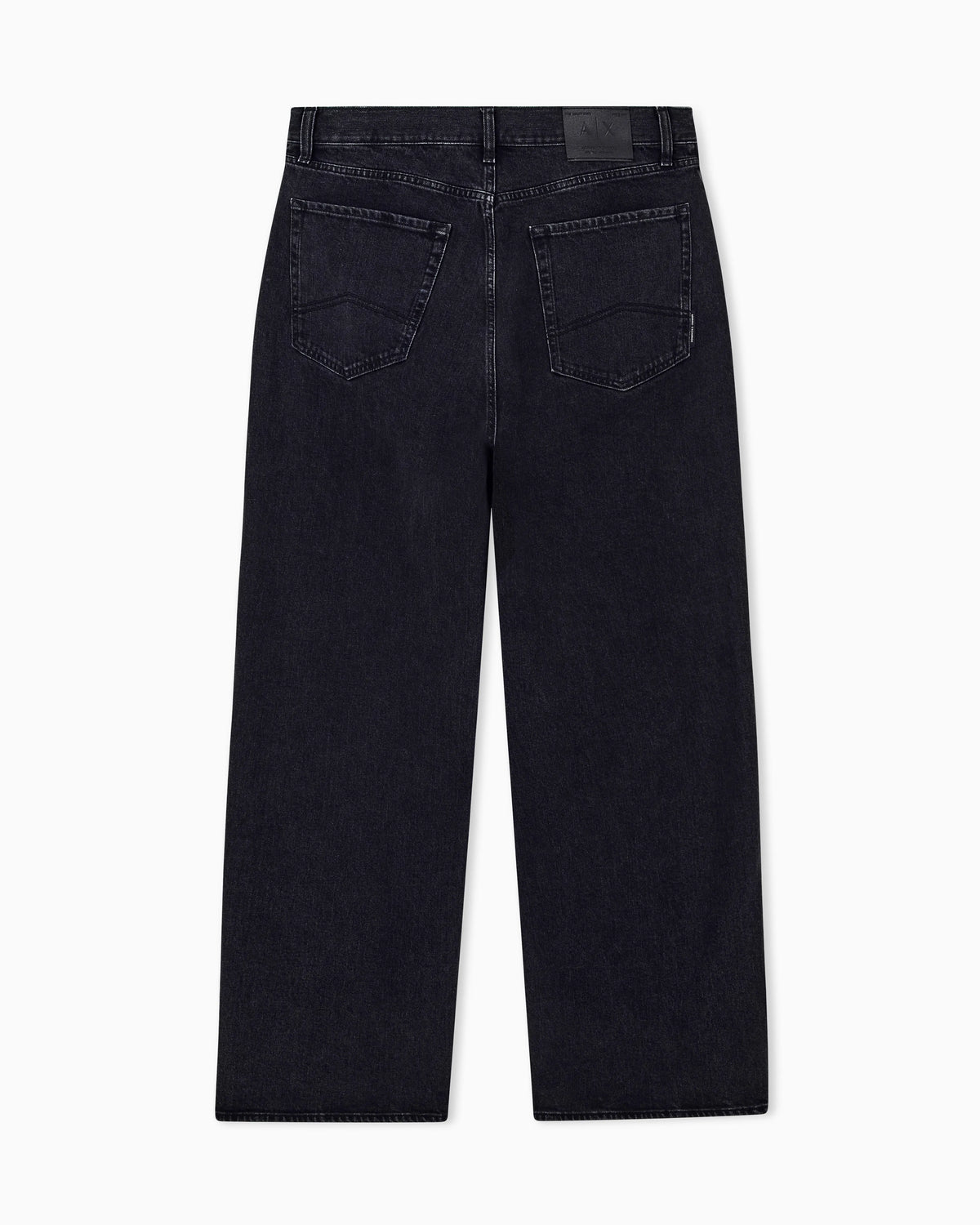Loose fit five-pocket pants in stretch cotton denim