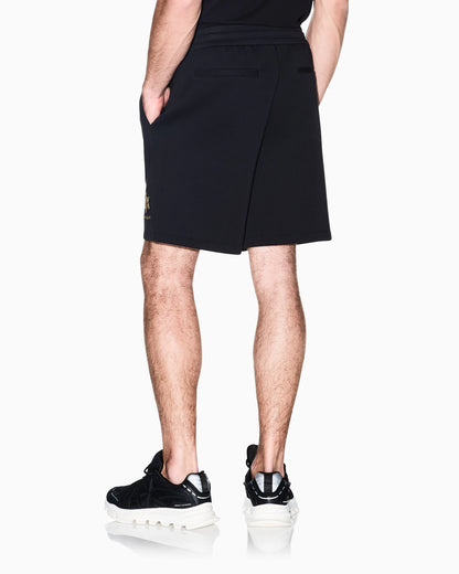 Shorts bonded stretch cotton jersey regular fit