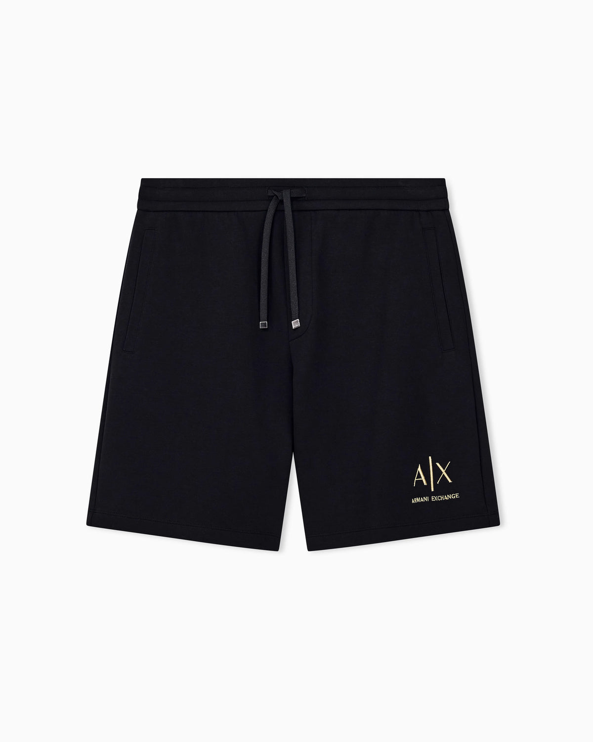 Shorts bonded stretch cotton jersey regular fit