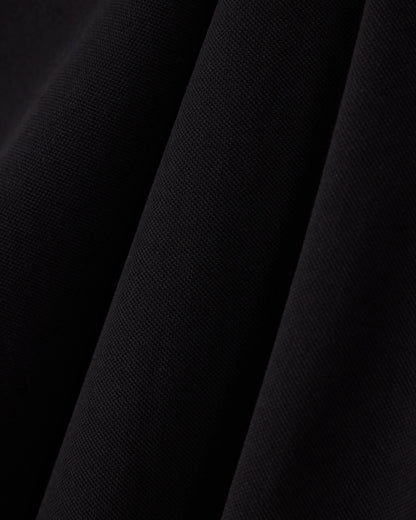 slim fit t-shirt in cotton piquet with rib details