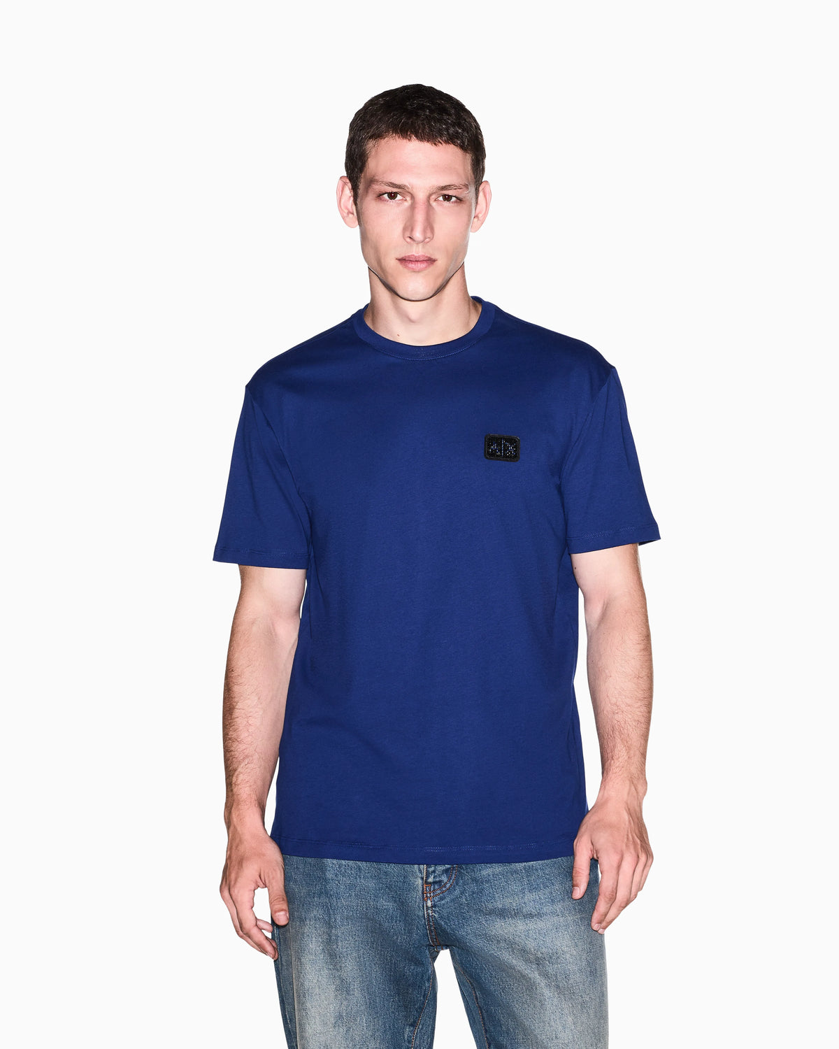 regular t-shirt in cotton jersey