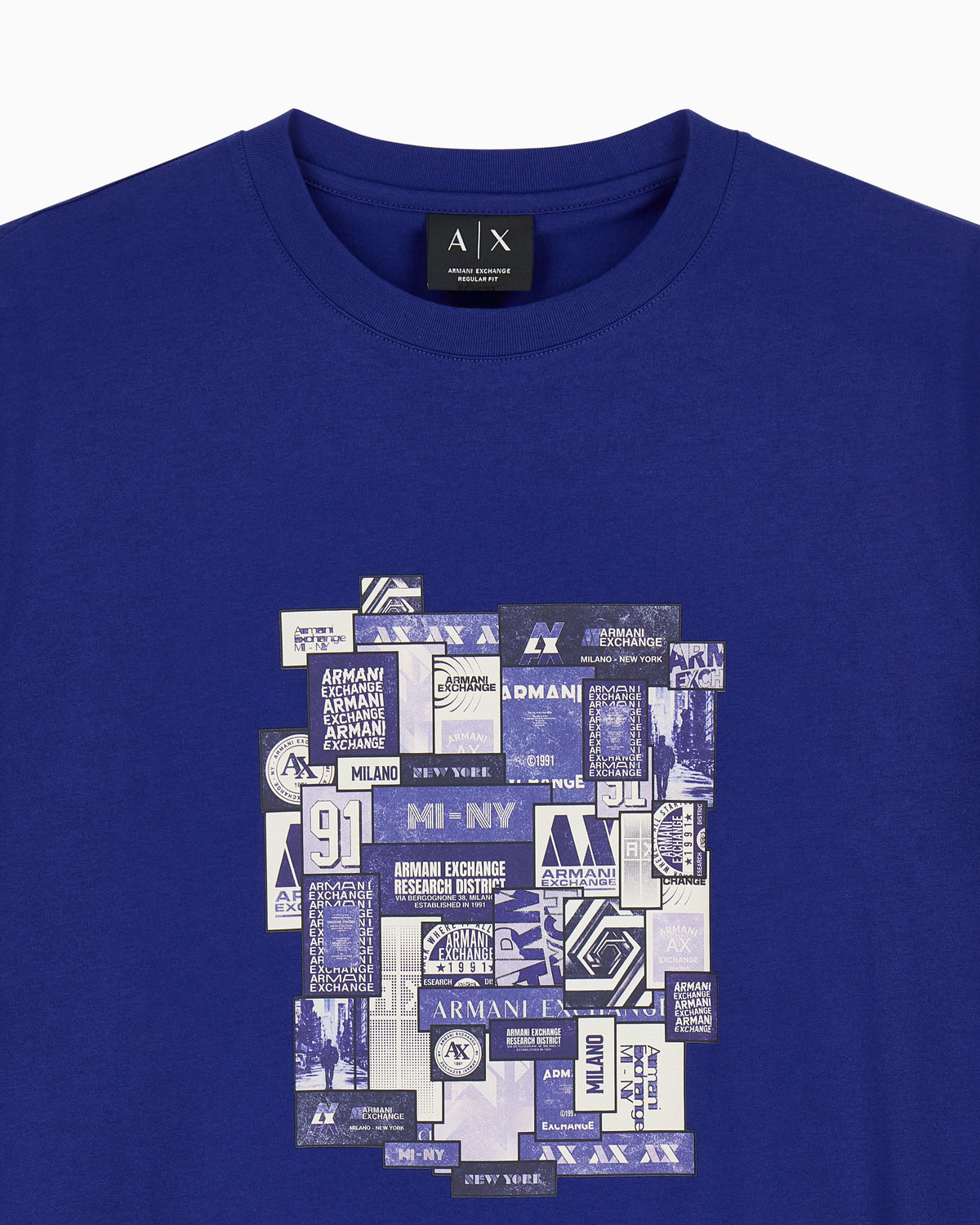 regular t-shirt in cotton jersey