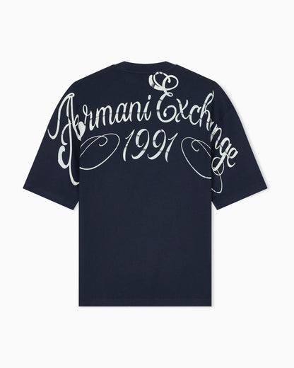 Loose fit top in cotton jersey