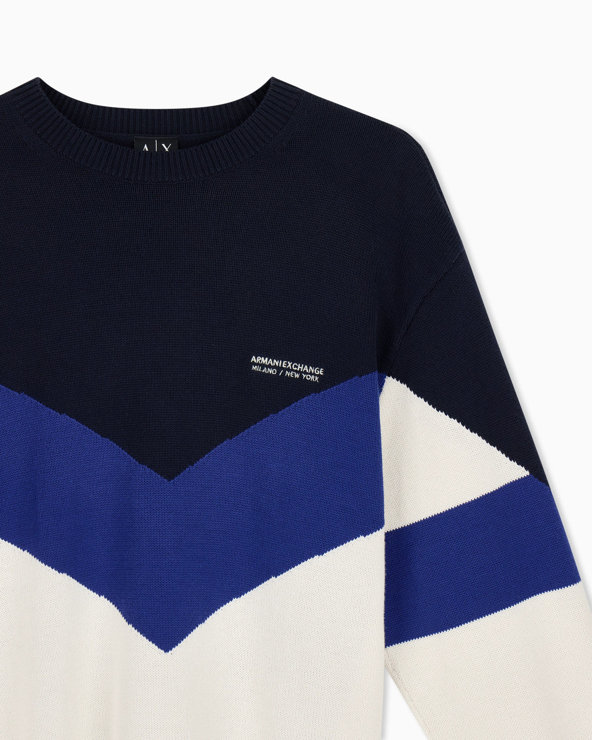 regular fit pullover in cotton
