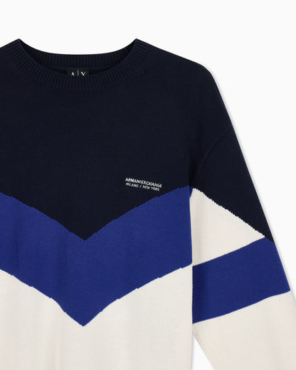 regular fit pullover in cotton