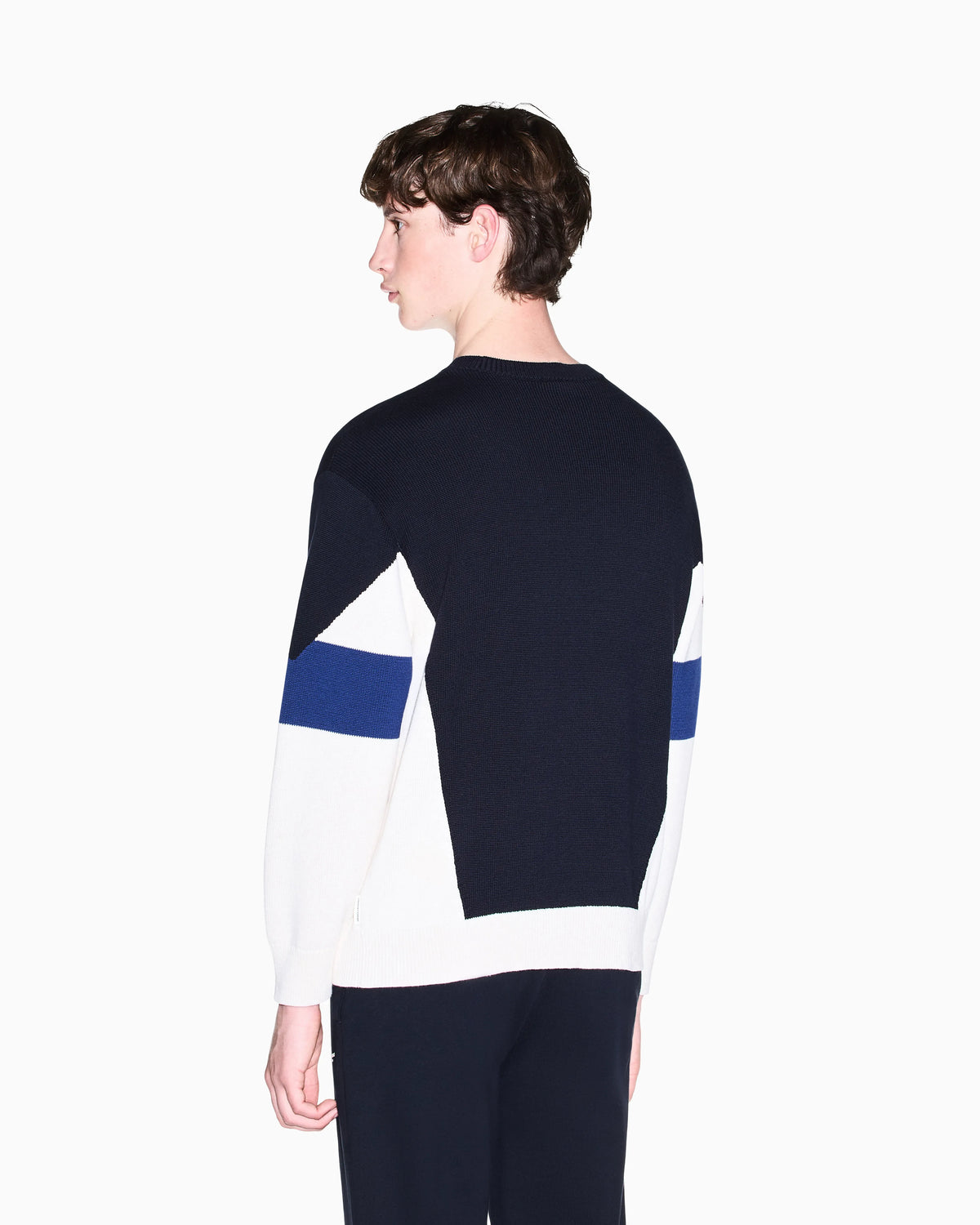 regular fit pullover in cotton