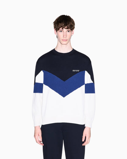 regular fit pullover in cotton