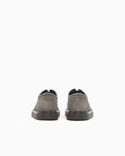 Laced shoes regular fit suede with rubber sole