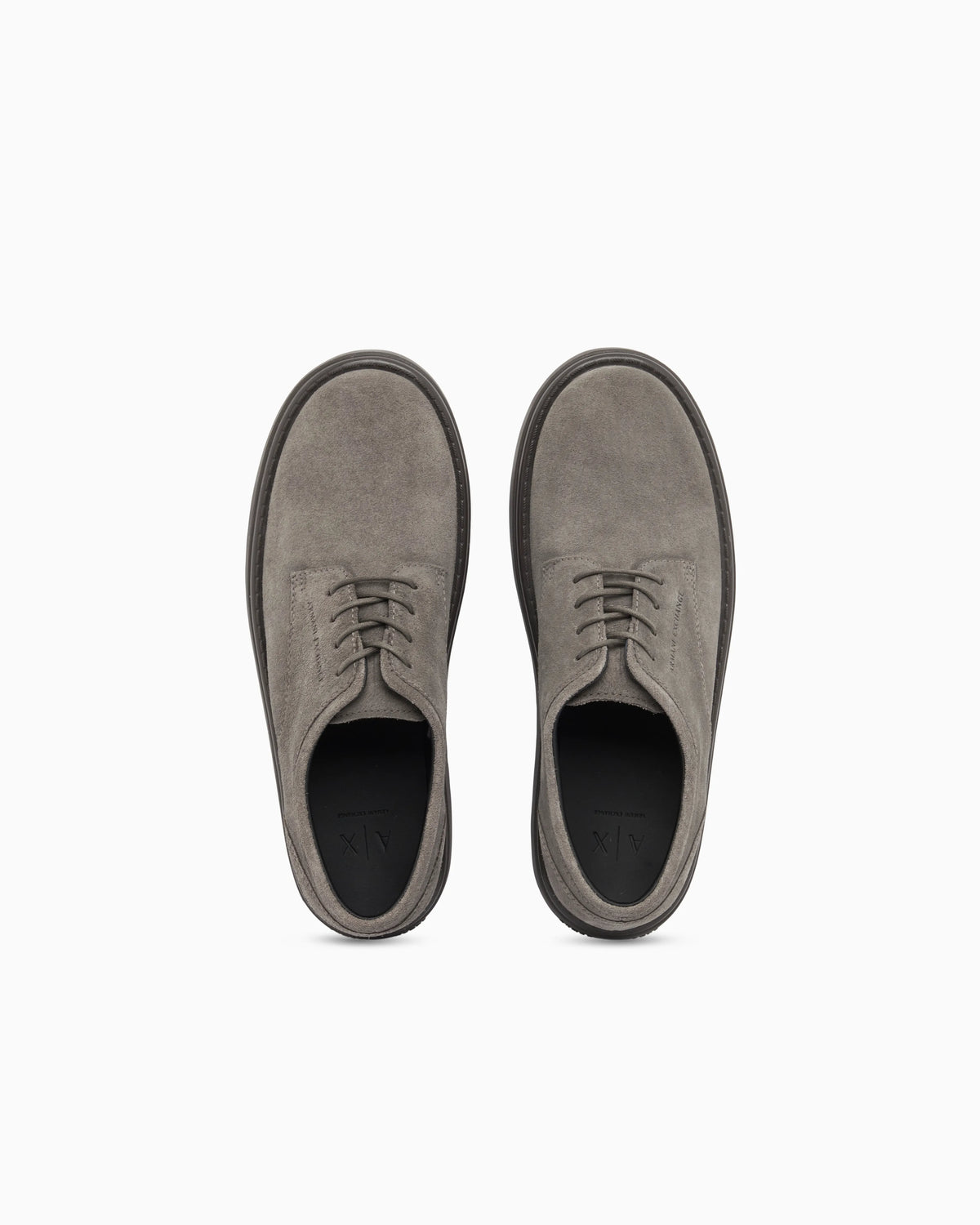 Laced shoes regular fit suede with rubber sole
