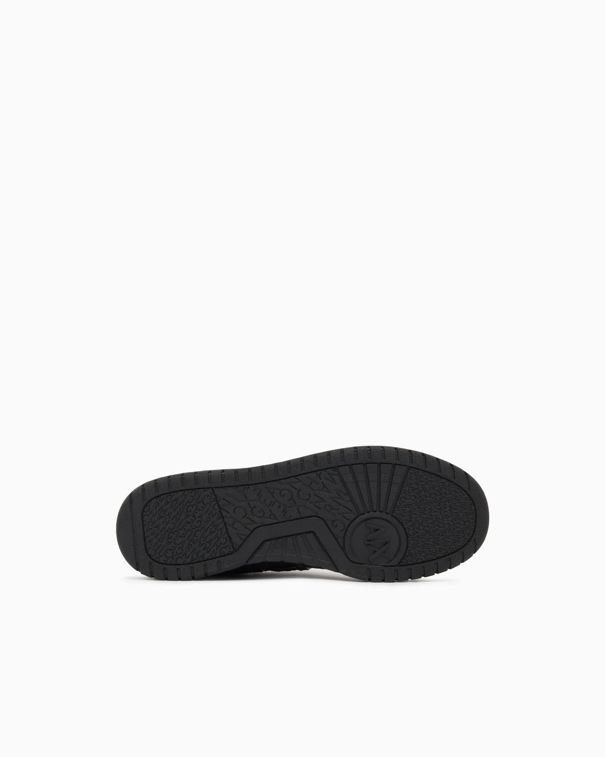 Sneakers in split leather and suede