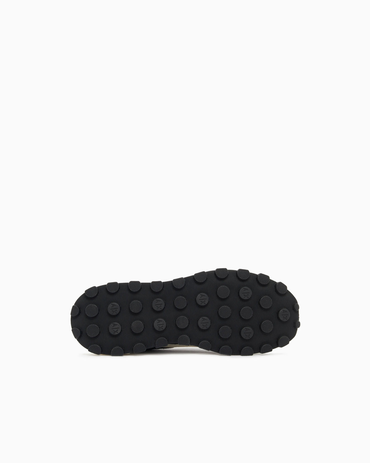 Sneakers in suede and mesh with all-over logo