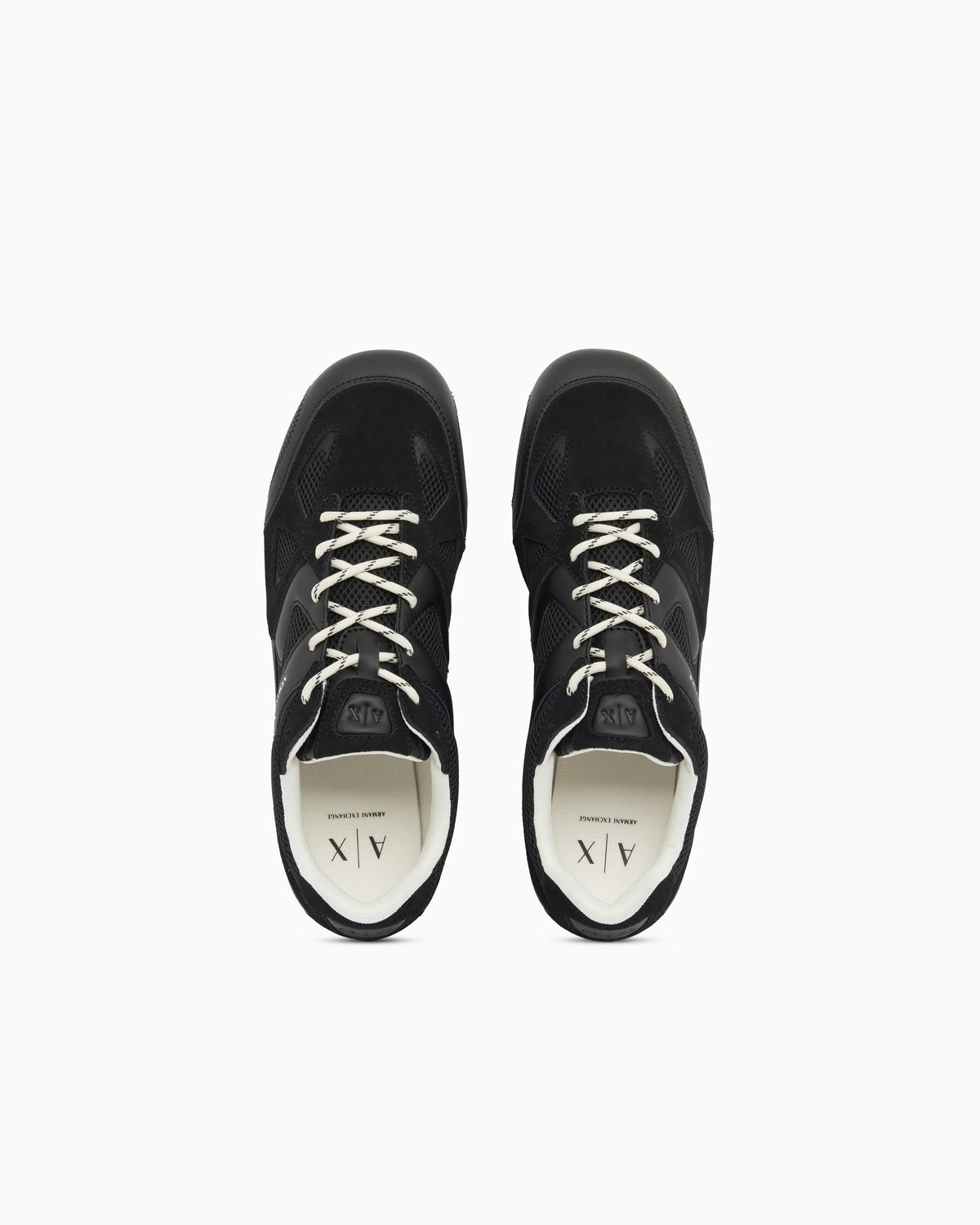 Low top Sneakers in mesh and suede with rubber sole