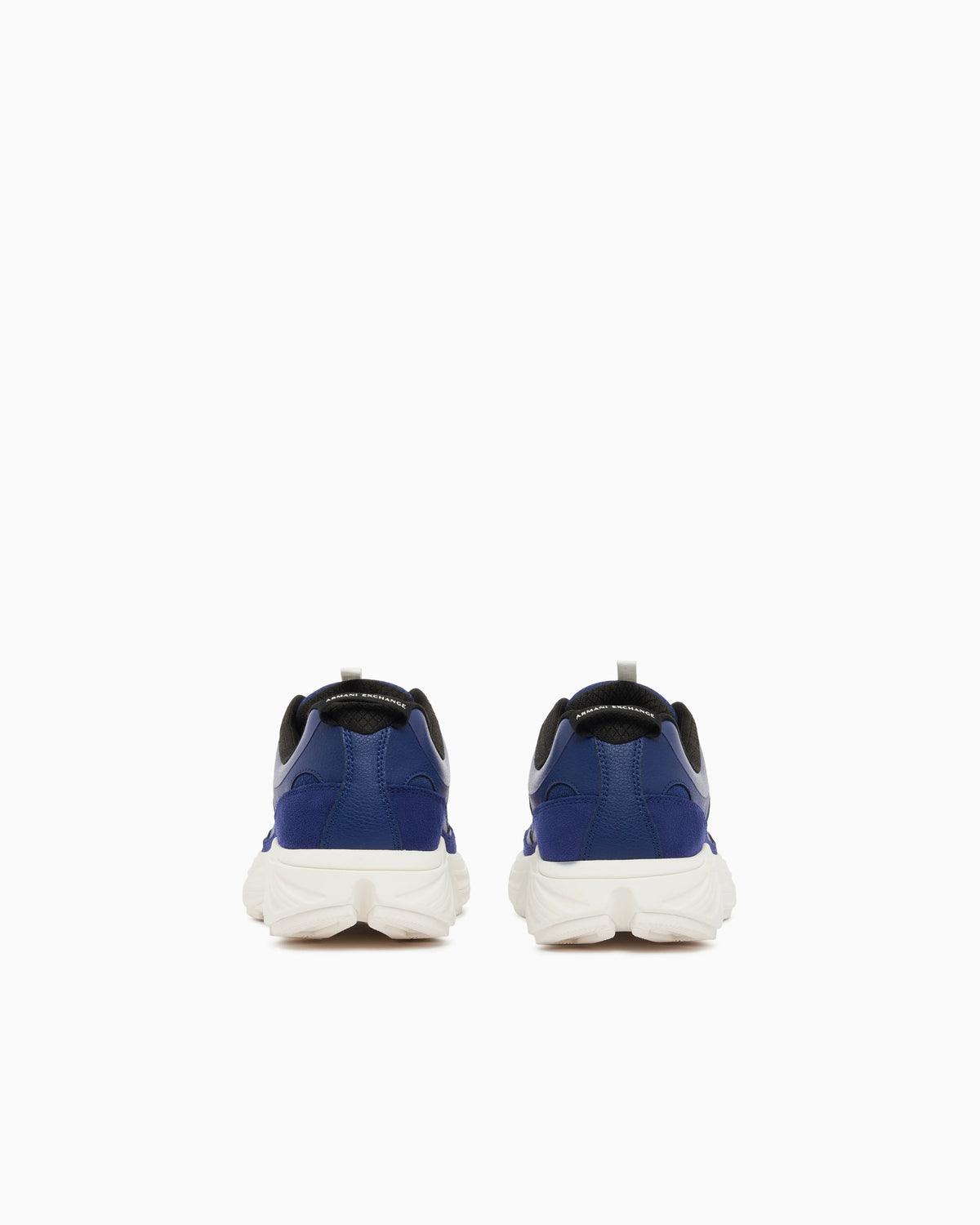 Sneakers in suede and mesh with rubber sole