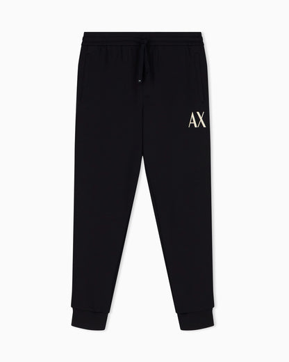 regular fit trousers jersey with bonded stretch cotton