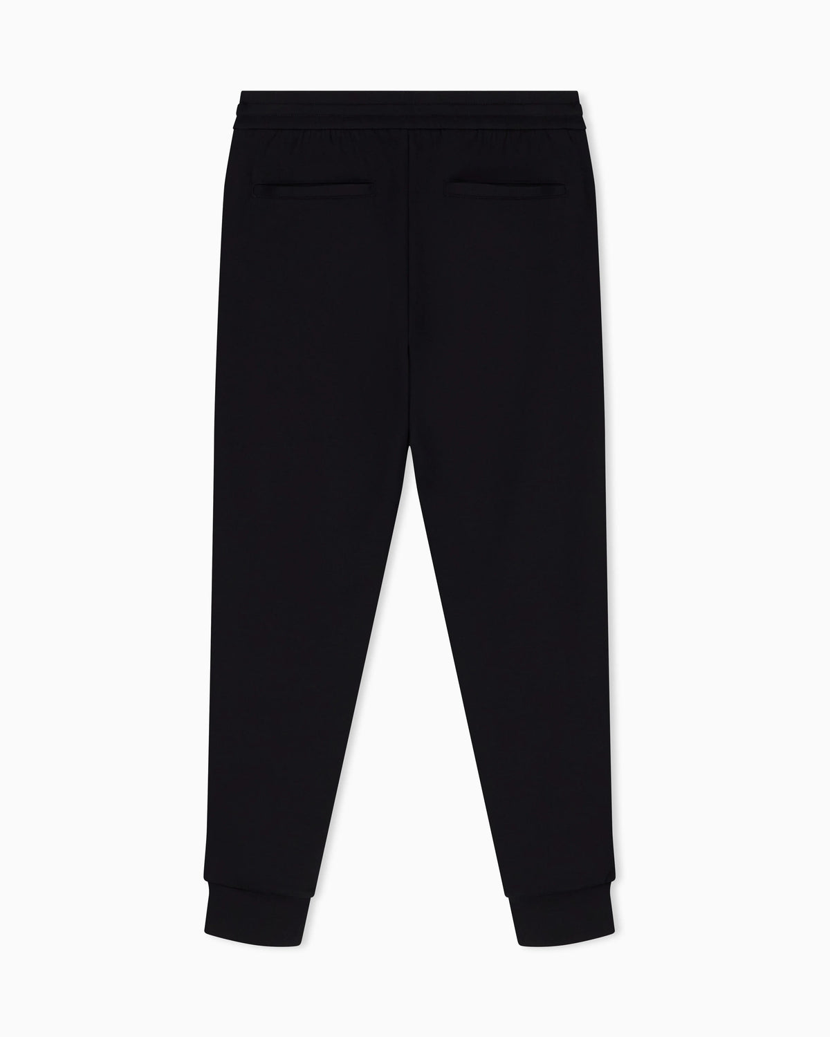 regular fit trousers jersey with bonded stretch cotton