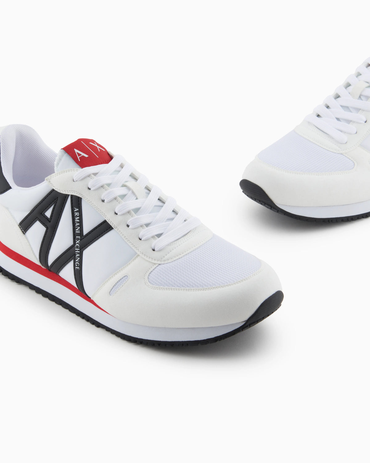 Sneakers in eco-suede, mesh and nylon