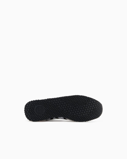 Sneakers in eco-suede, mesh and nylon