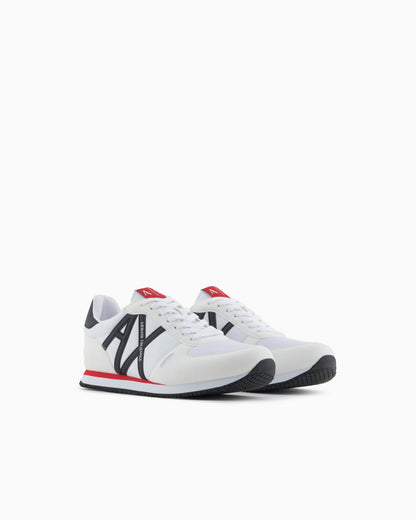 Sneakers in eco-suede, mesh and nylon
