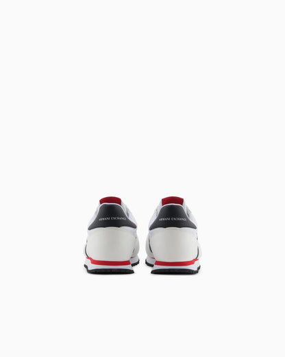 Sneakers in eco-suede, mesh and nylon