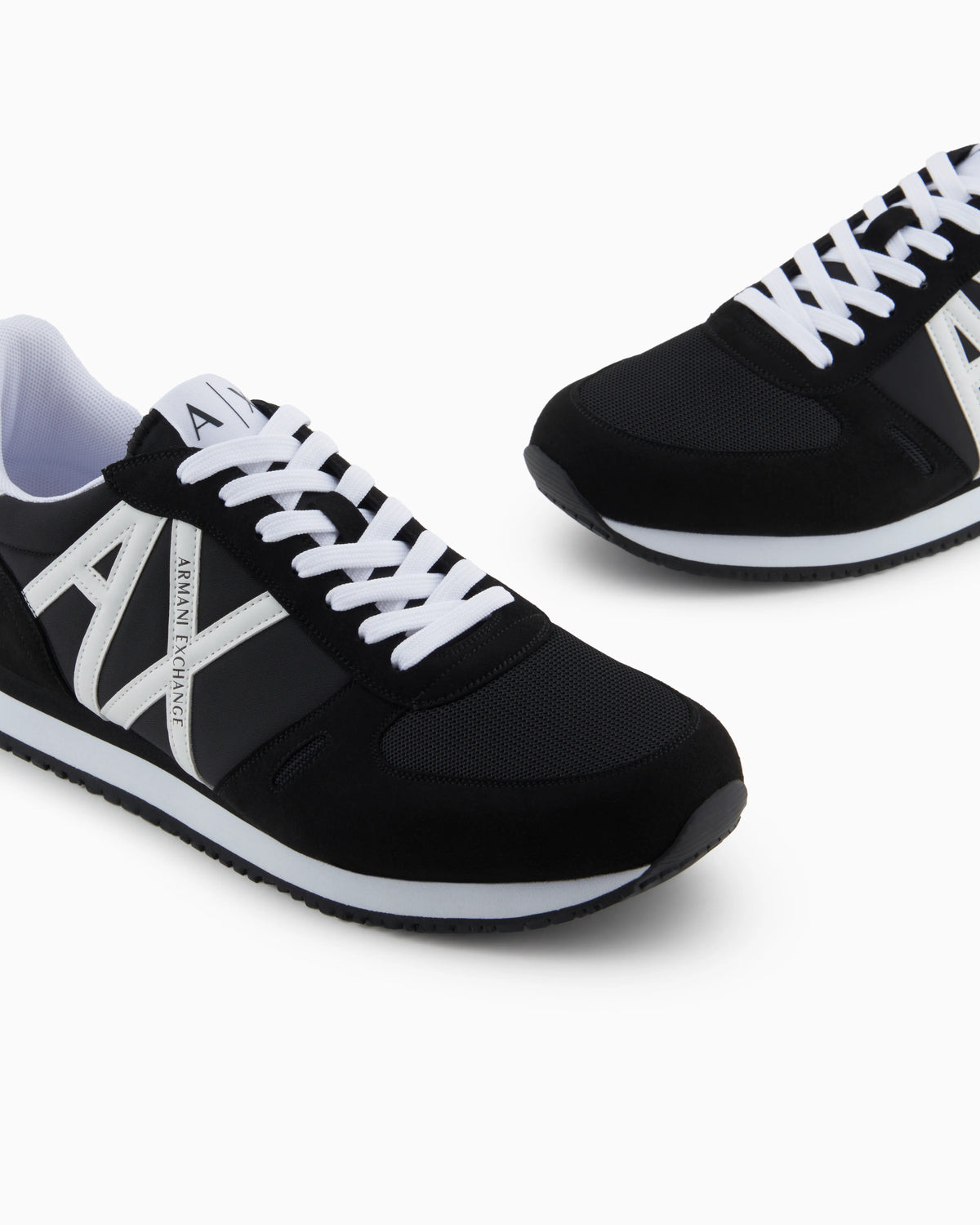 Sneakers in eco-suede, mesh and nylon