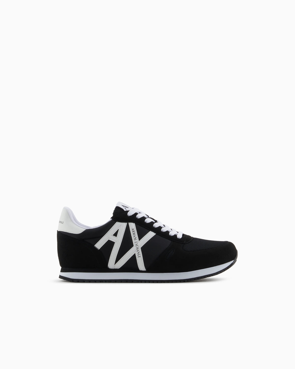 Sneakers in eco-suede, mesh and nylon