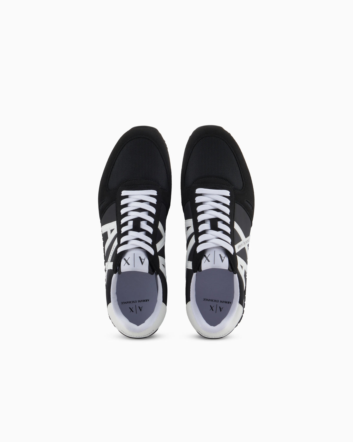 Sneakers in eco-suede, mesh and nylon