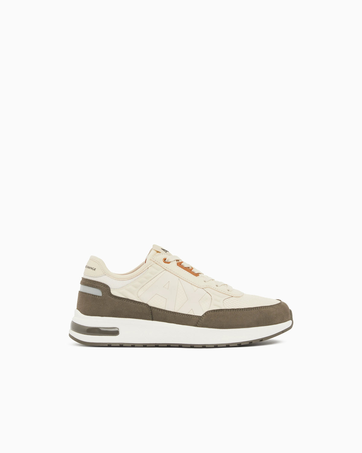 Sneakers in ripstop with micro suede