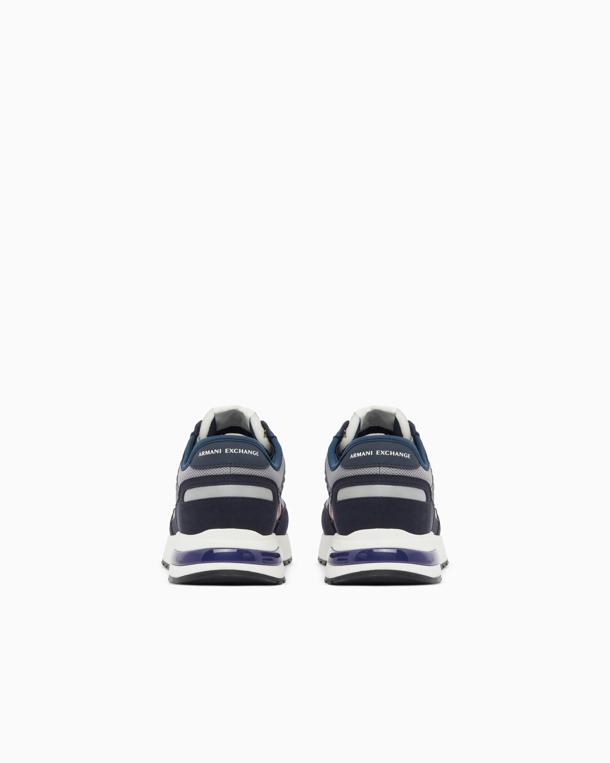 Sneakers in ripstop with micro suede
