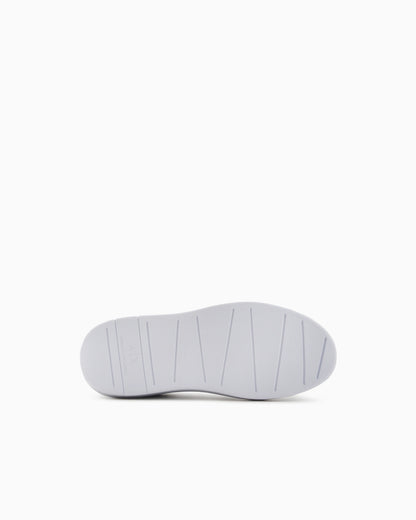 Sneakers in split leather