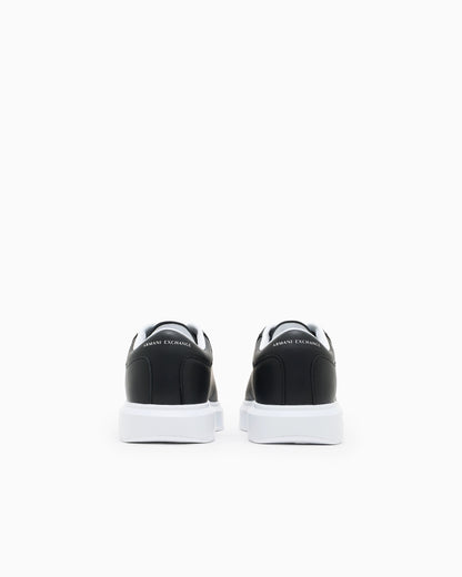 Sneakers in split leather