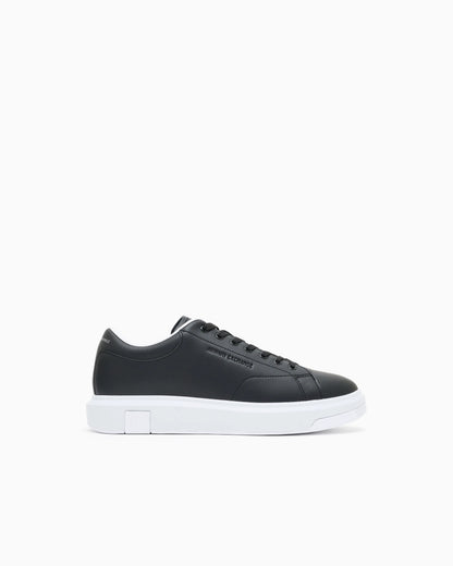 Sneakers in split leather