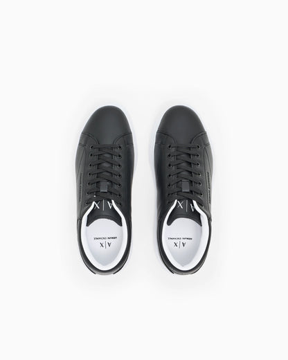 Sneakers in split leather