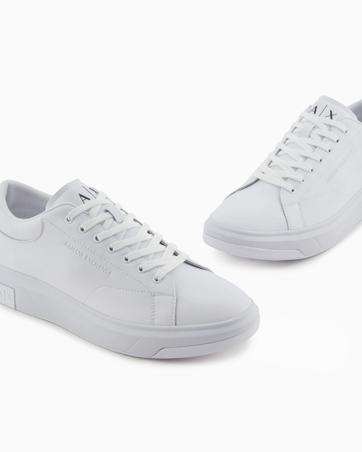 Sneakers in split leather