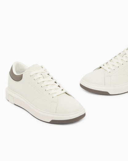 Sneakers in split leather