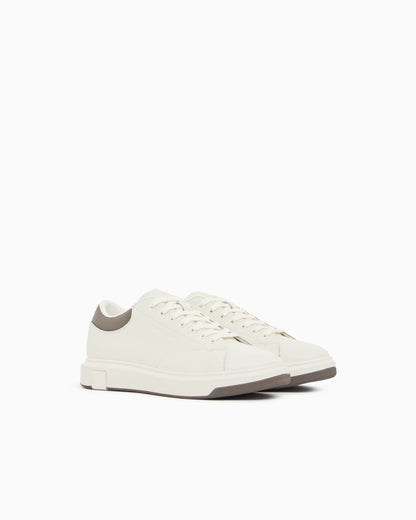 Sneakers in split leather