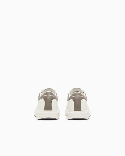 Sneakers in split leather