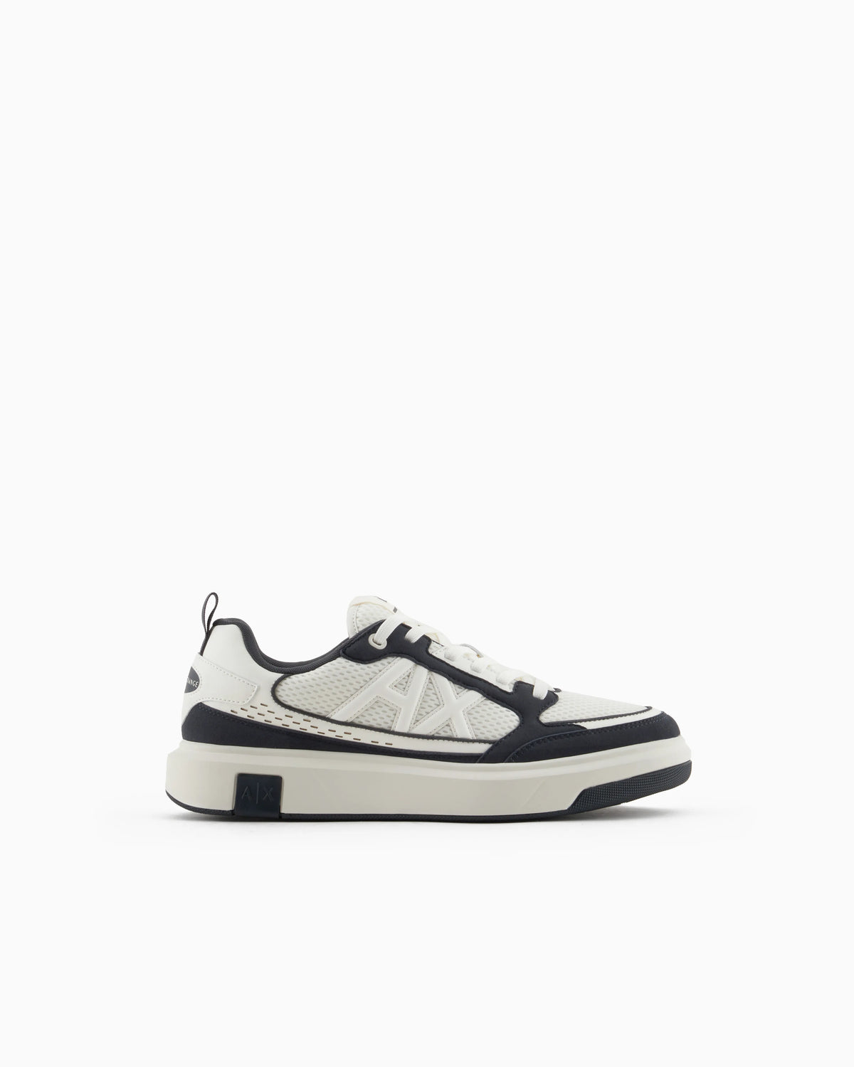 Mesh sneakers with logo on the side