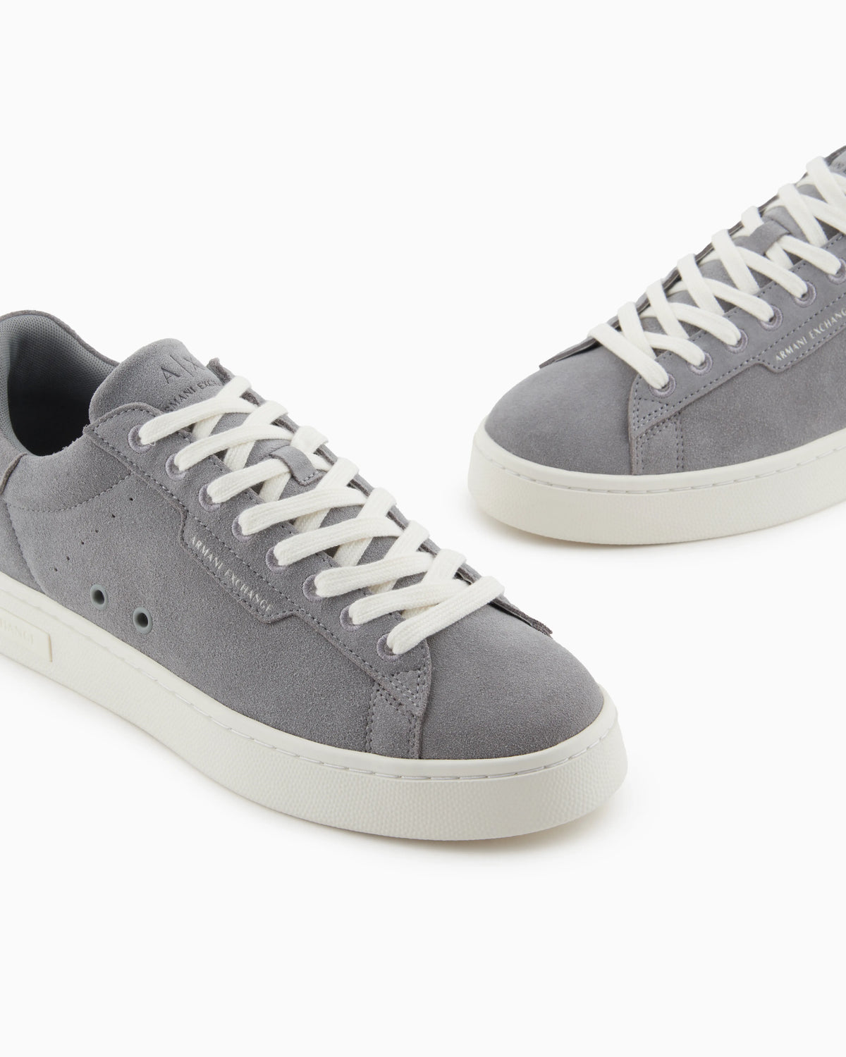 Leather sneakers with logo