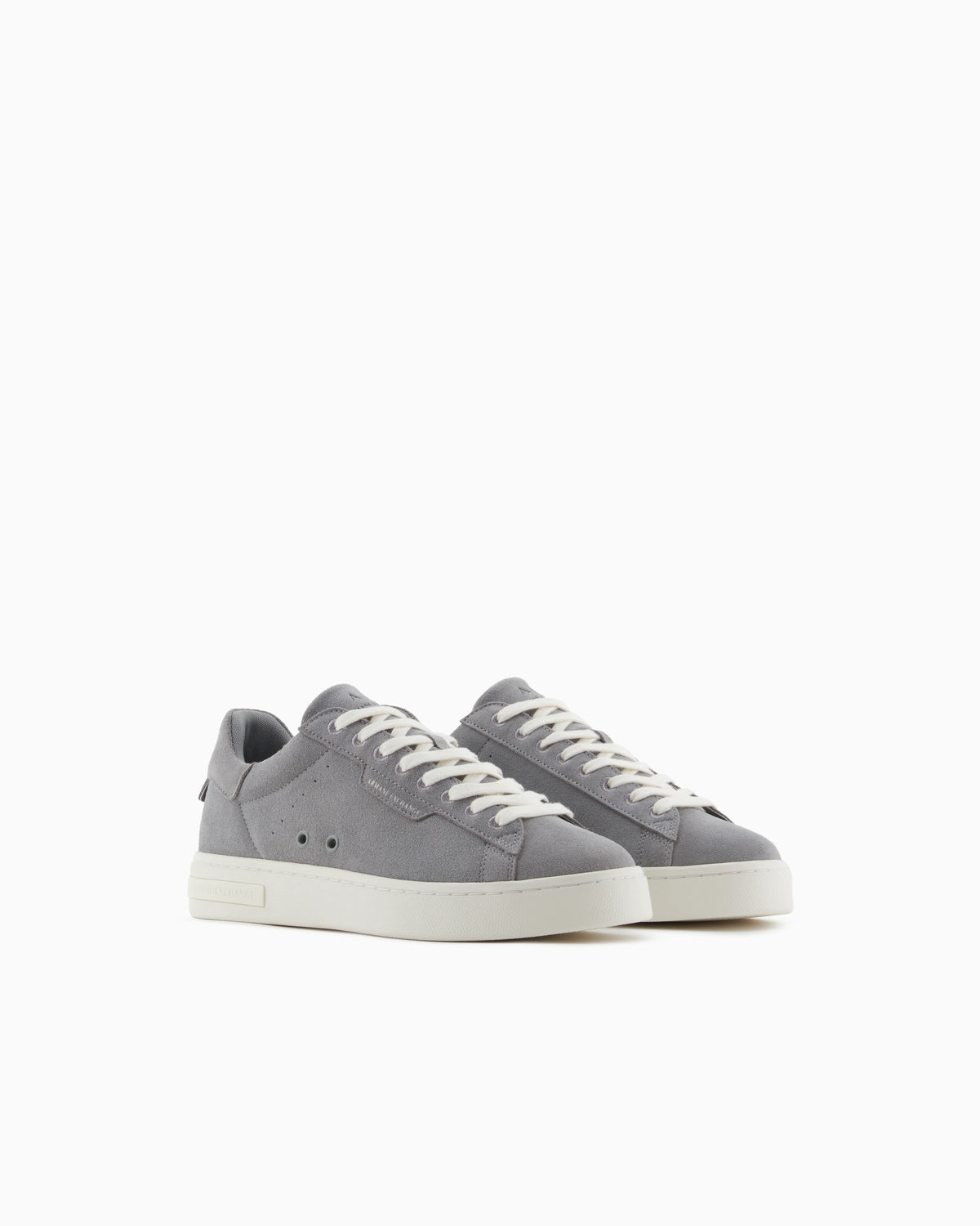 Leather sneakers with logo