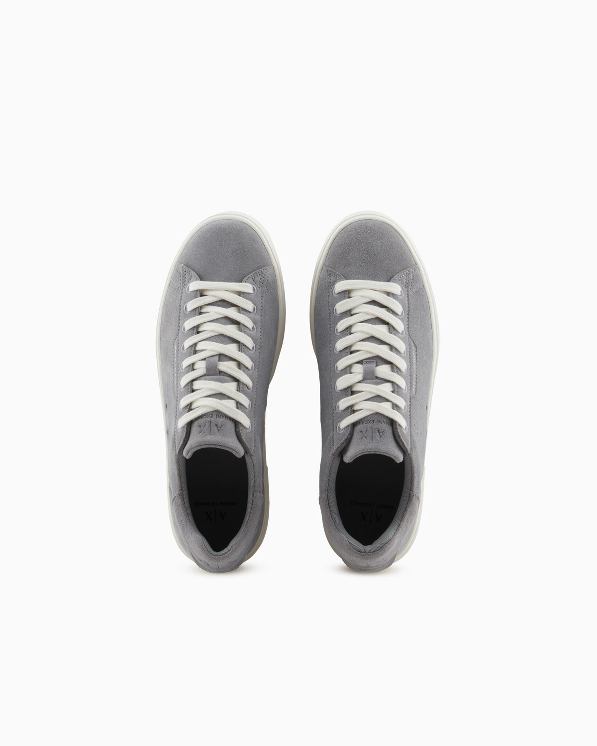 Leather sneakers with logo